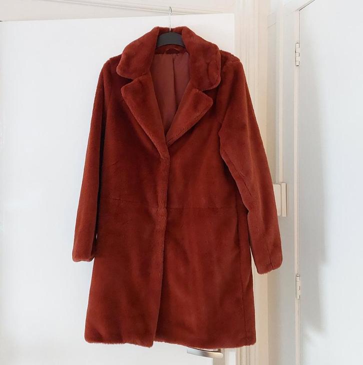 ZGAN Jas Small 36 Bontjas Fake Fur HEMA Winterjas Dames, Kleding | Dames, Jassen | Winter, Zo goed als nieuw, Maat 36 (S), Ophalen of Verzenden