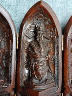 Chinees Snijwerk Drieluik, Ophalen of Verzenden