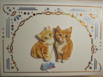 Originele honden en poezen kaarten (3D) beschikbaar voor biedingen