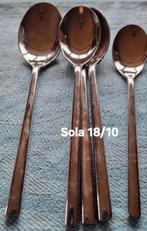 Sola blinkende lepels half ronde handvatten twee soorten, Ophalen of Verzenden, Gebruikt, Rvs of Chroom
