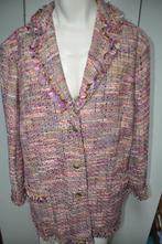 JKL101 Mooie Tweed Jas maat 50 / 52 XXXL, Ophalen of Verzenden, Zo goed als nieuw, Overige kleuren, Jas of Mantel