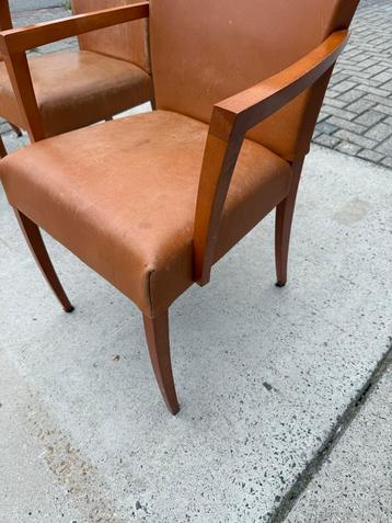 5 Montis Stoelen leer. beschikbaar voor biedingen