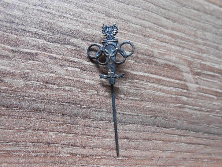 Speld Pools Olympisch Comite, Verzamelen, Speldjes, Pins en Buttons, Gebruikt, Speldje of Pin, Overige onderwerpen, Ophalen of Verzenden