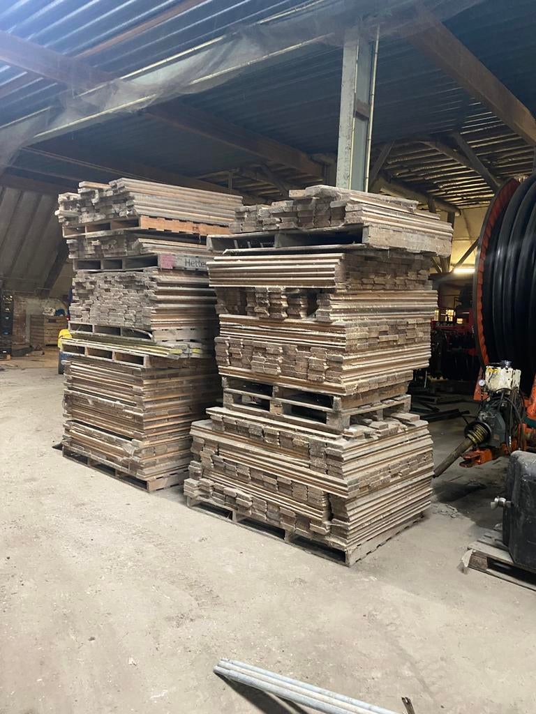 Houten balken/planken, Ophalen, Zo goed als nieuw