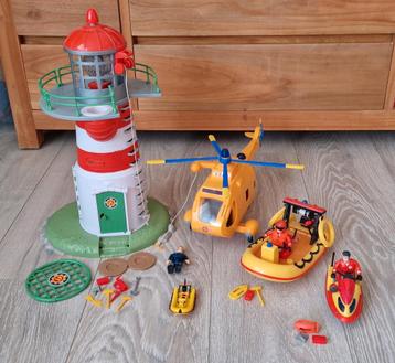 Brandweerman Sam Vuurtoren, Helikopter, Neptunes,Juno Jetski beschikbaar voor biedingen