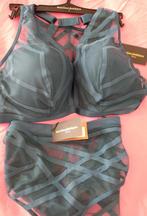 MD Illusionist Setje Petrol BH 85D hw Slip XL NEW!, Marlies Dekkers, Verzenden, Blauw, Setje