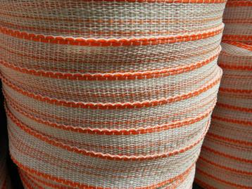 SCHRIKLINT 40mm haspels a 200mtr  gelegenheidspartij beschikbaar voor biedingen