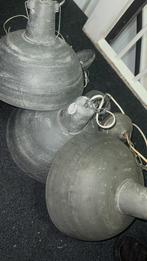 3 Aluminium Lampen - Industrieel Design, Ophalen of Verzenden, Gebruikt, Metaal, Minder dan 50 cm