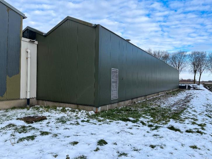 Vakwerk kas met dakplaten, Tuin en Terras, Kassen, Gebruikt, Kweekkas, Staal, Overige materialen, Ophalen