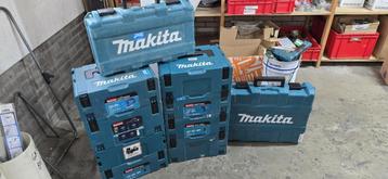 10 x orginele makita opbergkoffers , zonder inhoud  beschikbaar voor biedingen
