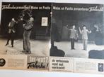 Clowns Maiss en Pastis in Parijse Circus Médrano. art.1959., Verzamelen, Ophalen of Verzenden, 1940 tot 1960, Nederland, Knipsel(s)