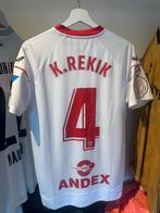 Matchworn Karim Rekik Sevilla kwartfinale Copa del Rey, Sport en Fitness, Maat L, Ophalen of Verzenden, Zo goed als nieuw, Shirt