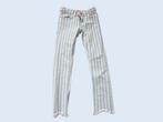 VINGINO blauw witte skinny spijkerbroek mt 7 (122) ~ SJ2033, Kinderen en Baby's, Kinderkleding | Maat 122, Meisje, Ophalen of Verzenden