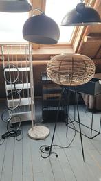 Casa vloerlamp, tripot, booglamp kwantum taupe, Huis en Inrichting, Lampen | Vloerlampen, Ophalen, Zo goed als nieuw, Metaal, 150 tot 200 cm