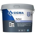 Sigma Perfect Matt - 10 Liter - Lichte Kleuren, Wit, Nieuw, Ophalen of Verzenden, Verf