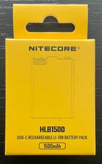 Nitecore HLB1500 USB Li-ion Batterijpack 1500mAh, Ophalen of Verzenden, Nieuw