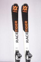 153 cm ski's VOLKL RACETIGER SRC BLACK/white, WOODCORE, grip, Sport en Fitness, Skiën en Langlaufen, Overige merken, Gebruikt