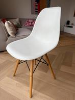 5 Witte Kuipstoelen /eetkamerstoelen, Huis en Inrichting, Stoelen, Ophalen, Kunststof, Gebruikt, Wit