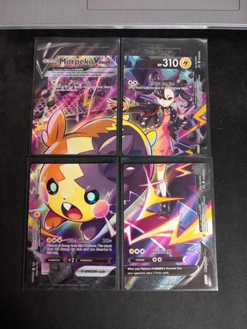 Morpeko V Union SWSH 287/288/289/290 Black Star Promos NM beschikbaar voor biedingen