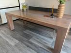 Houten eettafel, Huis en Inrichting, Tafels | Eettafels, Ophalen, Gebruikt, 200 cm of meer, 50 tot 100 cm