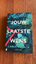 Carla Kovach - Jouw laatste wens (Gina Harte 10), Ophalen of Verzenden, Nederland, Carla Kovach, Zo goed als nieuw