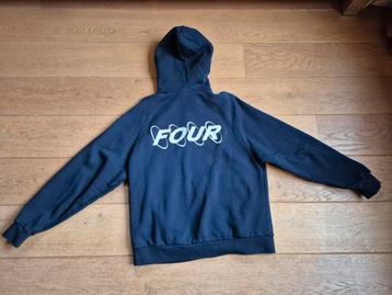 Hoody Four vest sweater maat S blauw Amsterdam beschikbaar voor biedingen