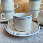 Churchill Homespun kop en schotel met bies 6 stuks, Keramiek, Ophalen of Verzenden, Zo goed als nieuw, Nvt