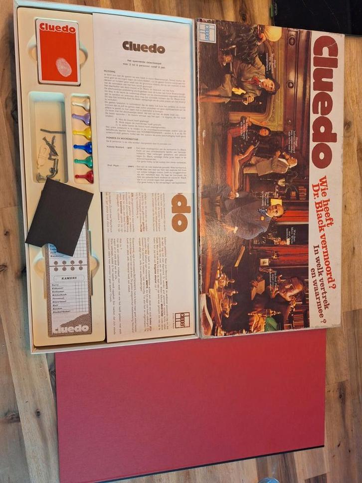 Vintage Cluedo Bordspel, Hobby en Vrije tijd, Gezelschapsspellen | Bordspellen, Gebruikt, Drie of vier spelers, Vijf spelers of meer