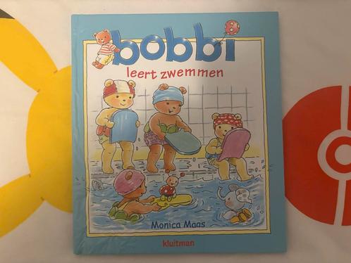 Bobbi leert zwemmen - Monica Maas, Boeken, Kinderboeken | Baby's en Peuters, Zo goed als nieuw, 1 tot 2 jaar, Uitklap-, Voel- of Ontdekboek