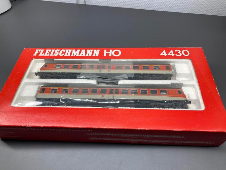 Fleischmann BR 614 treinstel, Hobby en Vrije tijd, Modeltreinen | H0, Gebruikt, Treinset, Gelijkstroom, Fleischmann, Analoog, Ophalen of Verzenden