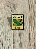 Microsoft Excel Vintage Pin Zeldzaam 1990’s, Ophalen of Verzenden, Gebruikt, Merk, Speldje of Pin