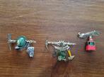 Souvenirbroche 3 stuks, Overige merken, Overige materialen, Ophalen of Verzenden, Zo goed als nieuw
