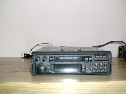 Autoradio/cassette Kenwood + slede, Auto diversen, Autoradio's, Gebruikt, Ophalen of Verzenden