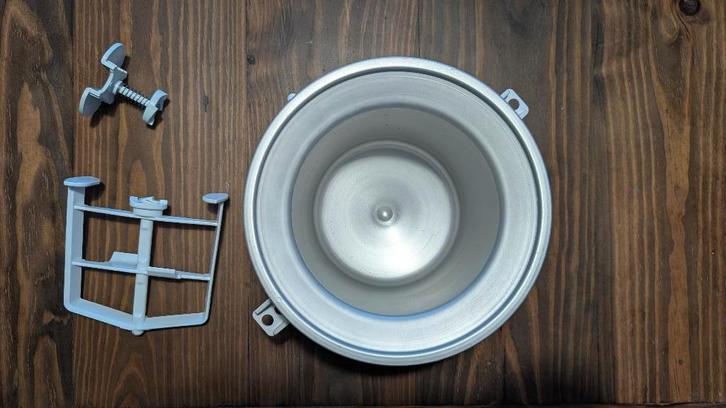 KitchenAid ijsmaker 5KICA0WH, Witgoed en Apparatuur, IJsmachines, Zo goed als nieuw, Koelelement, Ophalen