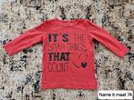 Name it Shirtje longsleeve Maat 74, Kinderen en Baby's, Babykleding | Maat 74, Meisje, Name it, Ophalen of Verzenden, Zo goed als nieuw