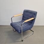 Crack by Machalke fauteuil blauwe of rode stof, Huis en Inrichting, Fauteuils, Gebruikt, Stof, Ophalen