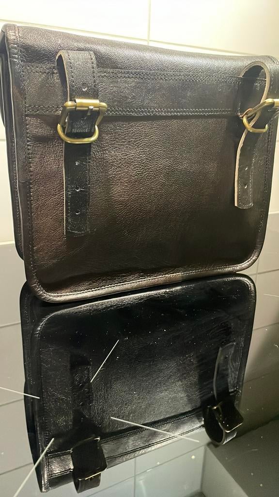 kreidler/florett bagagerek tassen leer bruin of zwart, Fietsen en Brommers, Brommeronderdelen | Kreidler, Ophalen of Verzenden