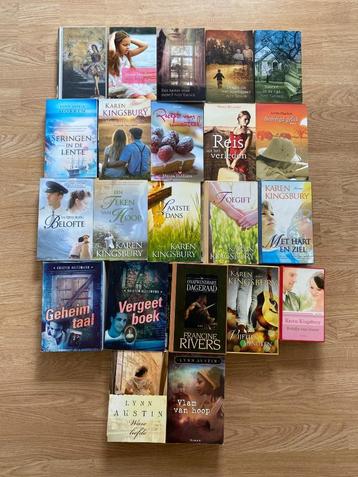 Diverse christelijke boeken, historische romans en thrillers beschikbaar voor biedingen