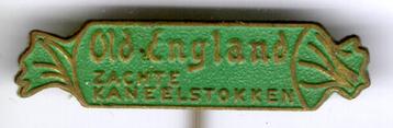 Old England zachte kaneelstokken groen/koper speldje( W_525a beschikbaar voor biedingen