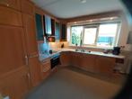 Houten hoekkeuken 300x300 cm met HPL-blad., Huis en Inrichting, Keuken | Complete keukens, Ophalen, Gebruikt, Hoekkeuken