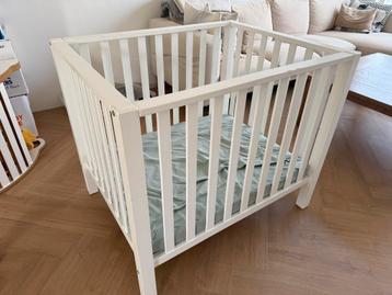 Baby Box / Ledikant - Wit, incl. Matras, Hoeslakens beschikbaar voor biedingen