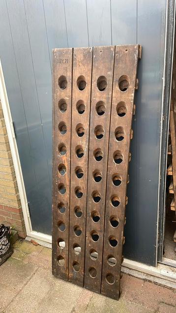 Wijnrek 40 flessen hout  beschikbaar voor biedingen