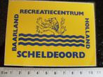 sticker recreatiecentrum scheldeoord baarland logo embleem, Verzenden, Zo goed als nieuw, Bedrijf of Vereniging