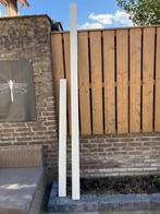 2 keer witte plint hout gegrond wit, Doe-het-zelf en Verbouw, Ophalen, Nieuw, Mdf, 200 tot 250 cm