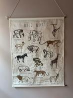 Wandkleed numero 74 wild world, Huis en Inrichting, Ophalen of Verzenden, Zo goed als nieuw