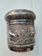 Indiaas zilver betel doosje, Antiek en Kunst, Antiek | Goud en Zilver, Ophalen of Verzenden, Zilver
