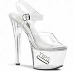 PLEASER Tipjar-708-5 nieuw maat 40 EU doorzichtige hakken, Overige kleuren, Nieuw, Ophalen of Verzenden, H