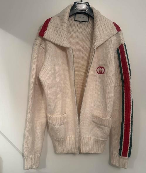 2023 gucci wool zip up vest nwp €1800 maat L, Kleding | Dames, Jassen | Zomer, Zo goed als nieuw, Maat 42/44 (L), Ophalen of Verzenden