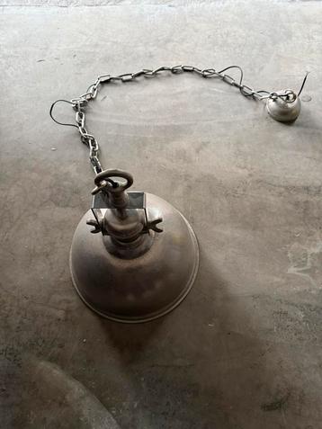 Zware metalen industriele hanglamp 2m lang metaal beschikbaar voor biedingen