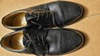 Zwarte leren herenschoenen Berkelmans, maat 44, Ophalen of Verzenden, Nieuw, Zwart
